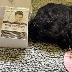 Wignee Brazilian Human Short Cut Hair 12” Natural Black Color-HPB18017